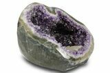 Wide, Freestanding Purple Amethyst Geode - Uruguay #380257-1
